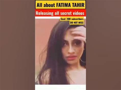 Fatima Tahir leaked video